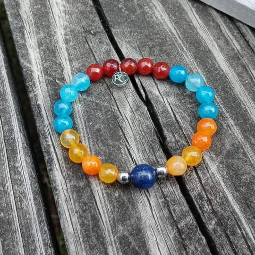 New Rustic Cuff Multi Color Ashley Beaded Bracelet